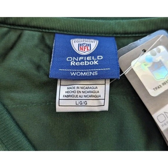 NEW YORK JETS REEBOK #6 MARK SANCHEZ ON FIELD JERSEY NWT SZ L WOMEN'S - Picture 5 of 8